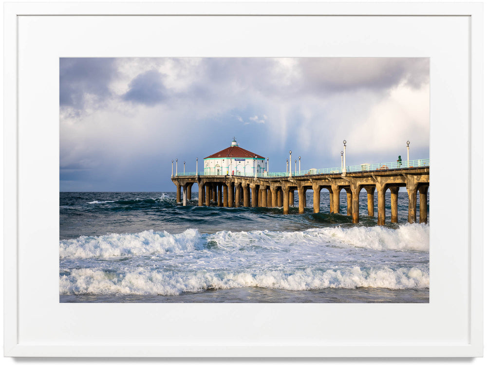 Framed print of the Manhattan Beach Pier