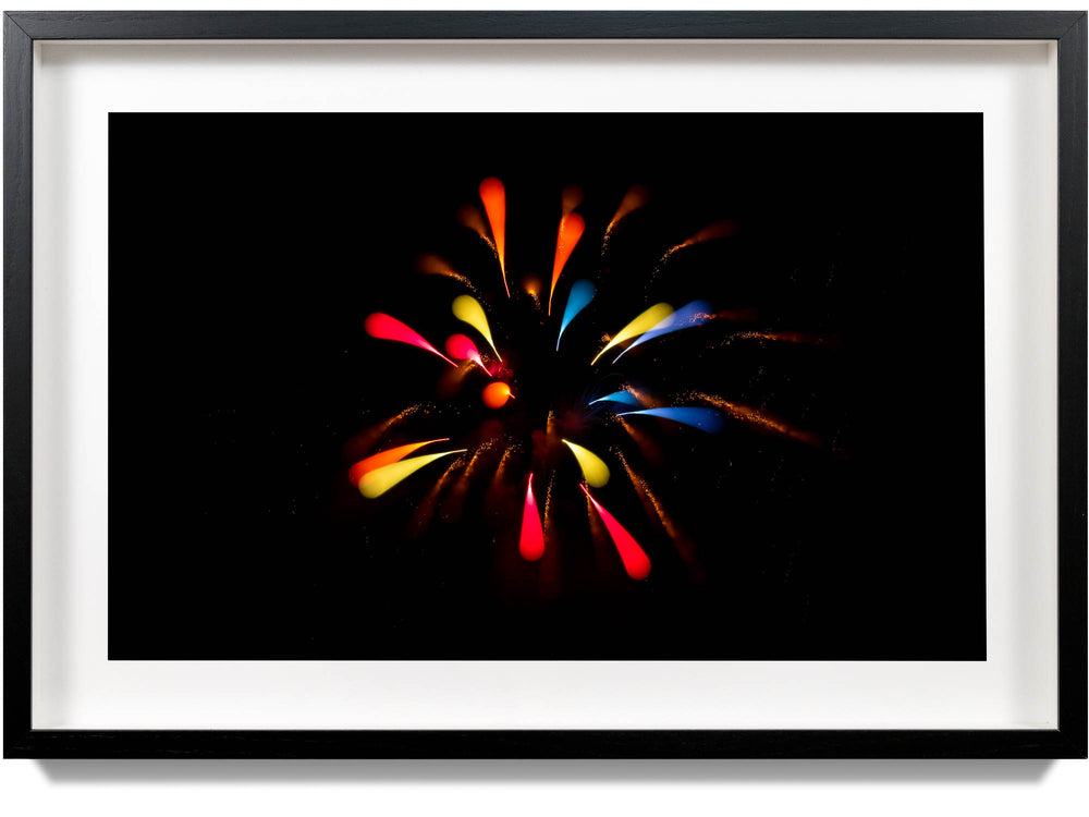 Framed print of fireworks at Chicago's Navy Pier