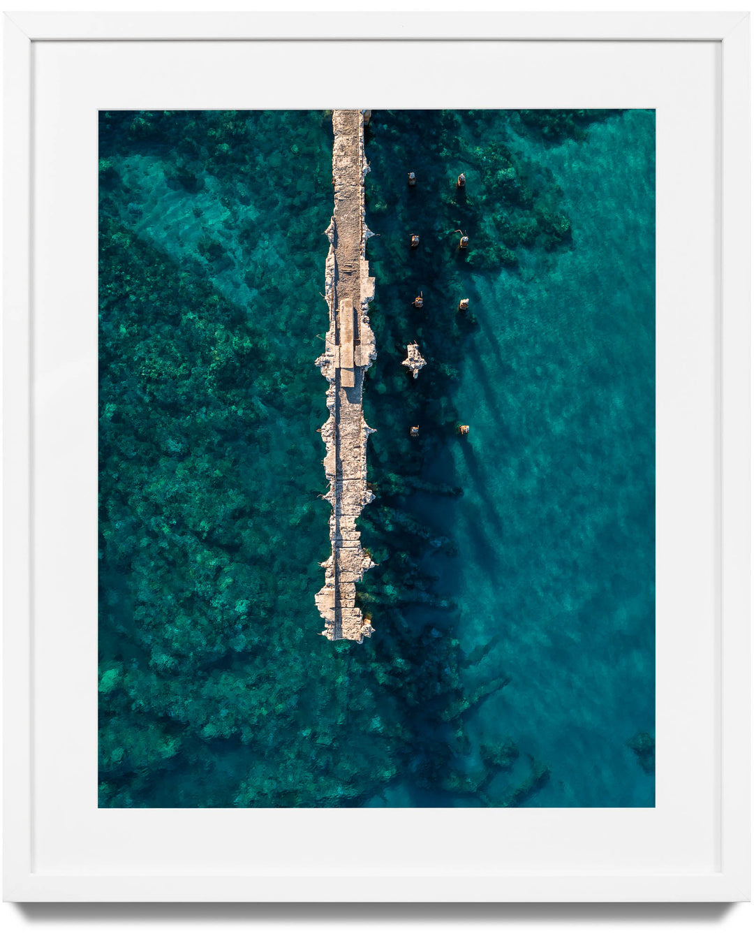 Framed print of Mala Wharf in Maui